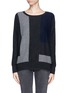 Main View - Click To Enlarge - VINCE - Colourblock panel cashmere sweater
