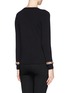 Back View - Click To Enlarge - CHLOÉ - Chain wrist cashmere sweater