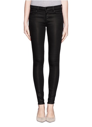 Main View - Click To Enlarge - J BRAND - Super skinny waxed jeans