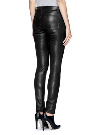Back View - Click To Enlarge - J BRAND - Lamb leather skinny pants