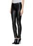 Front View - Click To Enlarge - J BRAND - Lamb leather skinny pants