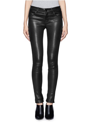 Main View - Click To Enlarge - J BRAND - Lamb leather skinny pants