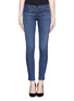 Main View - Click To Enlarge - J BRAND - Washed cropped skinny jeans