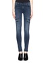 Main View - Click To Enlarge - J BRAND - 'Dee' super skinny zip jeans