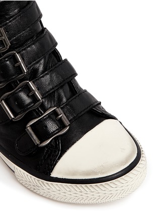 Detail View - Click To Enlarge - ASH - 'Fanta' leather infant sneakers