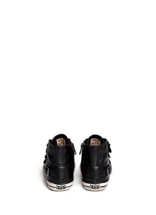 Back View - Click To Enlarge - ASH - 'Fanta' leather infant sneakers