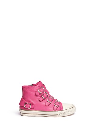 Main View - Click To Enlarge - 90115 - Fanta' leather kids sneakers