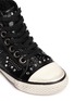 Detail View - Click To Enlarge - 90115 - 'Flash' rhinestone stud leather kids sneakers