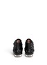 Back View - Click To Enlarge - ASH - Fifi' star stud leather kids sneakers