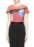 Main View - Click To Enlarge - CHICTOPIA - Graphic print cropped shirt