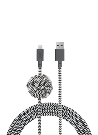 Figure View - Click To Enlarge - NATIVE UNION - NIGHT lightning charging cable – Zebra