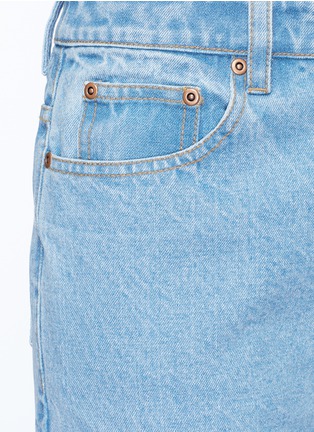 Detail View - Click To Enlarge - 73037 - Braided cuff cropped jeans