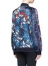 Back View - Click To Enlarge - THE UPSIDE - Cherry blossom print bomber jacket