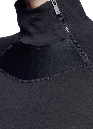 Detail View - Click To Enlarge - ALALA - Zip turtleneck stretch panel alpine T-shirt