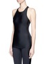 Front View - Click To Enlarge - ALALA - Grid embossed racerback performance tank top