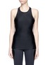 Main View - Click To Enlarge - ALALA - Grid embossed racerback performance tank top