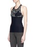 Front View - Click To Enlarge - 72993 - 'Submerge' camouflage jacquard sports tank top