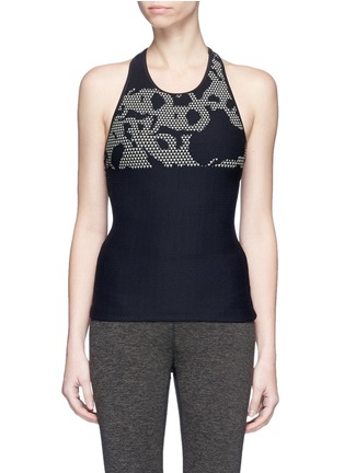 Main View - Click To Enlarge - 72993 - 'Submerge' camouflage jacquard sports tank top