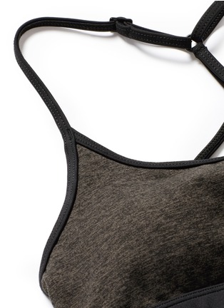 Detail View - Click To Enlarge - 72993 - 'Lucent' lattice back performance bra top