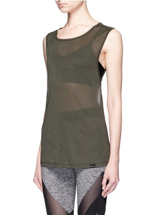 Front View - Click To Enlarge - 72993 - 'Aura' crisscross back tank top