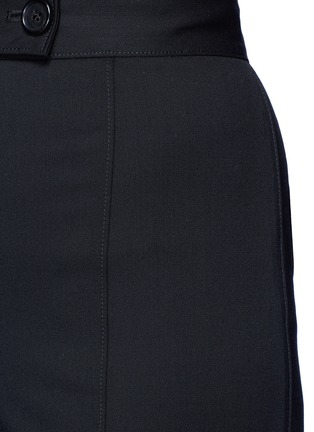 Detail View - Click To Enlarge - PROENZA SCHOULER - Virgin wool cropped flared pants