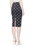 Back View - Click To Enlarge - VICTORIA BECKHAM - Daisy jacquard pencil skirt