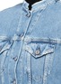Detail View - Click To Enlarge - ACNE STUDIOS - 'Top' frayed collar denim jacket