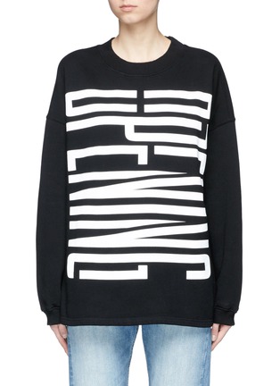 Main View - Click To Enlarge - OPENING CEREMONY - 'Cozy Stretch' logo print sweatshirt