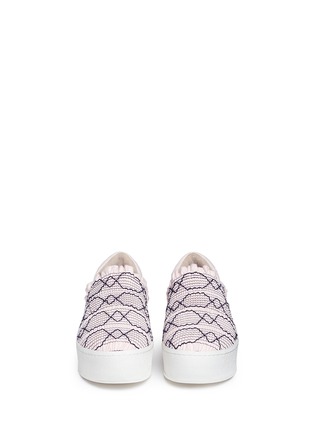 Front View - Click To Enlarge - OPENING CEREMONY - 'Cici' smocked flatform skate slip-ons