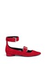 Main View - Click To Enlarge - OPENING CEREMONY - 'Fletcherr' buckled suede flats