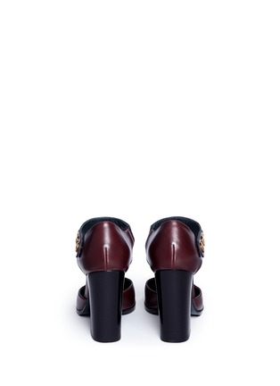 Back View - Click To Enlarge - MULBERRY - Marylebone' stud strap colourblock leather d'Orsay pumps