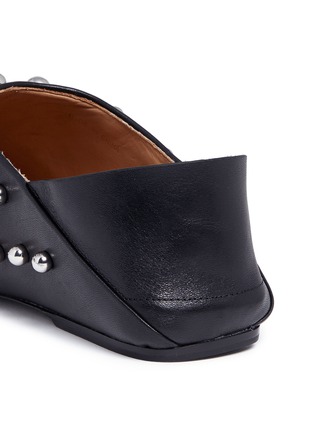 Detail View - Click To Enlarge - ALEXANDER WANG - 'Edie' convertible studs leather slippers