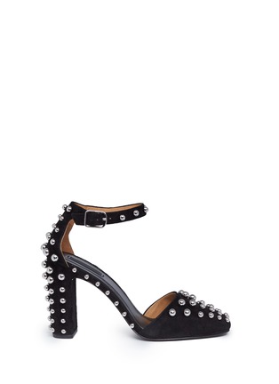 Main View - Click To Enlarge - ALEXANDER WANG - 'Elise' ball stud suede pumps