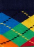 Detail View - Click To Enlarge - HAPPY SOCKS - Argyle and 3D heart kids socks 2-pair pack