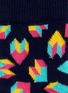 Detail View - Click To Enlarge - HAPPY SOCKS - Argyle and 3D heart kids socks 2-pair pack
