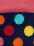 Detail View - Click To Enlarge - HAPPY SOCKS - Half stripe and polka dot kids socks 2-pair pack