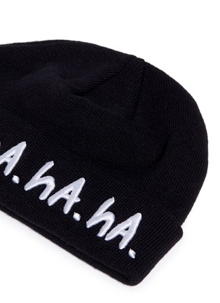 Detail View - Click To Enlarge - HACULLA - 'ROFL' slogan embroidered beanie