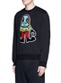 Front View - Click To Enlarge - HACULLA - 'Bite Me' French terry patch sweatshirt