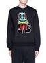 Main View - Click To Enlarge - HACULLA - 'Bite Me' French terry patch sweatshirt