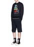 Figure View - Click To Enlarge - HACULLA - 'Bite Me' French terry patch sweatshirt