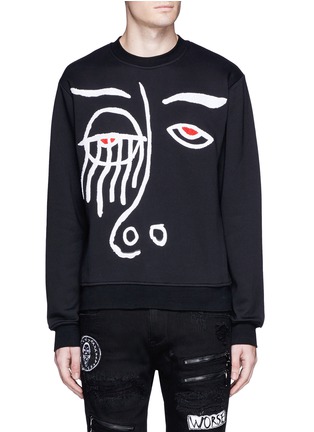 Main View - Click To Enlarge - HACULLA - 'Hi-Life' French terry patch sweatshirt