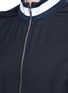 Detail View - Click To Enlarge - 3.1 PHILLIP LIM - Check back wool combo zip track jacket