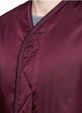 Detail View - Click To Enlarge - 3.1 PHILLIP LIM - Collarless padded blouson jacket