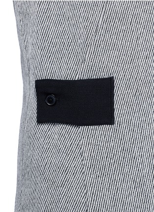Detail View - Click To Enlarge - FFIXXED STUDIOS - Stripe soft wool twill kimono blazer