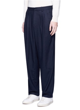 Front View - Click To Enlarge - FFIXXED STUDIOS - Triple pleated drop crotch pants