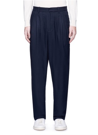Main View - Click To Enlarge - FFIXXED STUDIOS - Triple pleated drop crotch pants