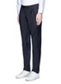 Front View - Click To Enlarge - FFIXXED STUDIOS - Wool blend denim panelled pants