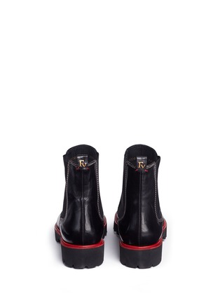 Back View - Click To Enlarge - FRANCES VALENTINE - 'Frank' leather Chelsea boots