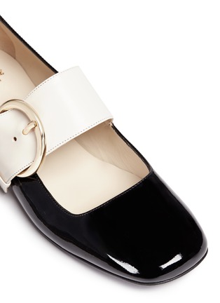 Detail View - Click To Enlarge - FRANCES VALENTINE - 'Katy' patent leather Mary Jane pumps