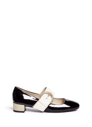 Main View - Click To Enlarge - FRANCES VALENTINE - 'Katy' patent leather Mary Jane pumps
